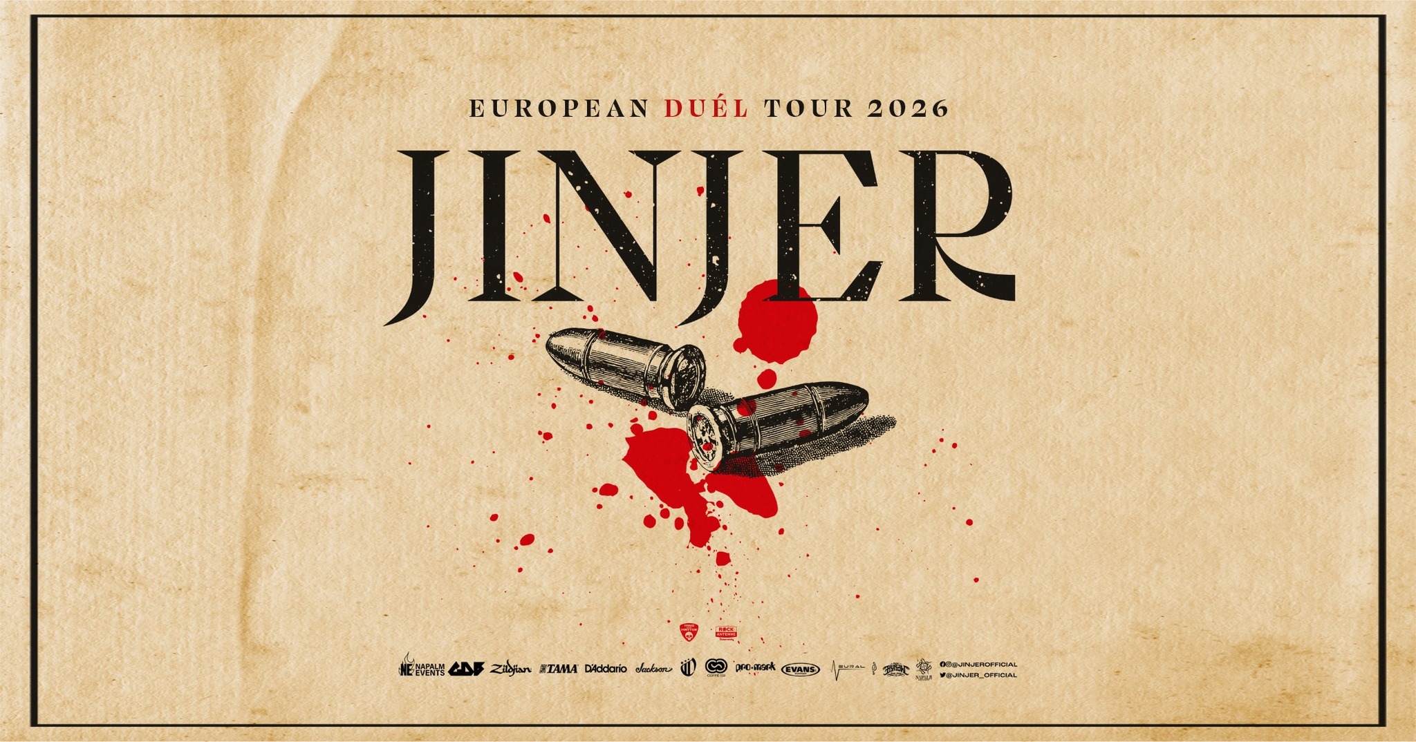 JINJER European Duel Tour 2026